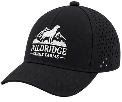 Wildridge Family Farms cap, three-quarter view